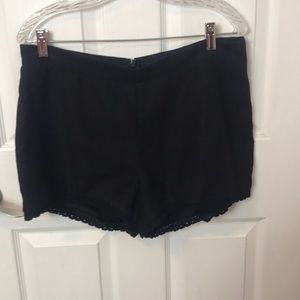 About a girl shorts with lace trim. EUC